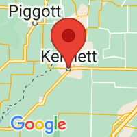 Map of Kennett, MO US